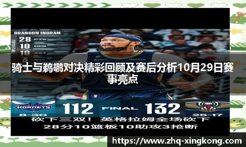 骑士与鹈鹕对决精彩回顾及赛后分析10月29日赛事亮点